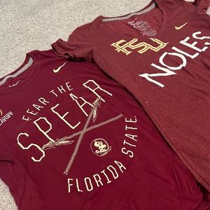 Florida state Nike workout tees